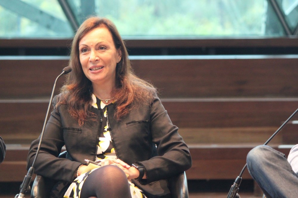 Yvonne at David Whyte presentation