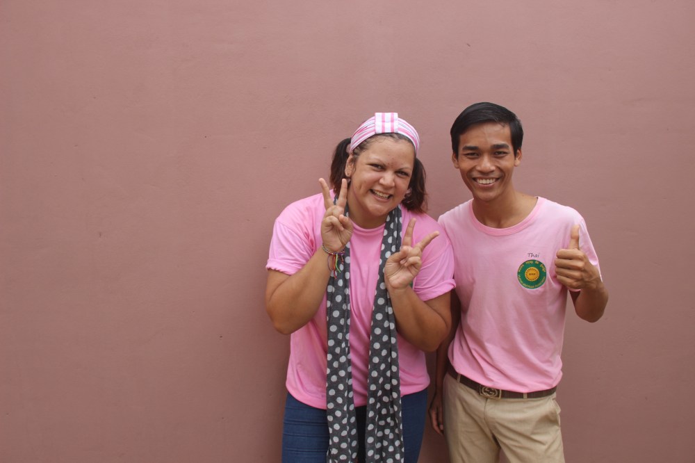 With our Director, San Thai